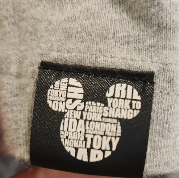Uniqlo Mickey Paris Gray Tshirt Size Small - Picture 4 of 6